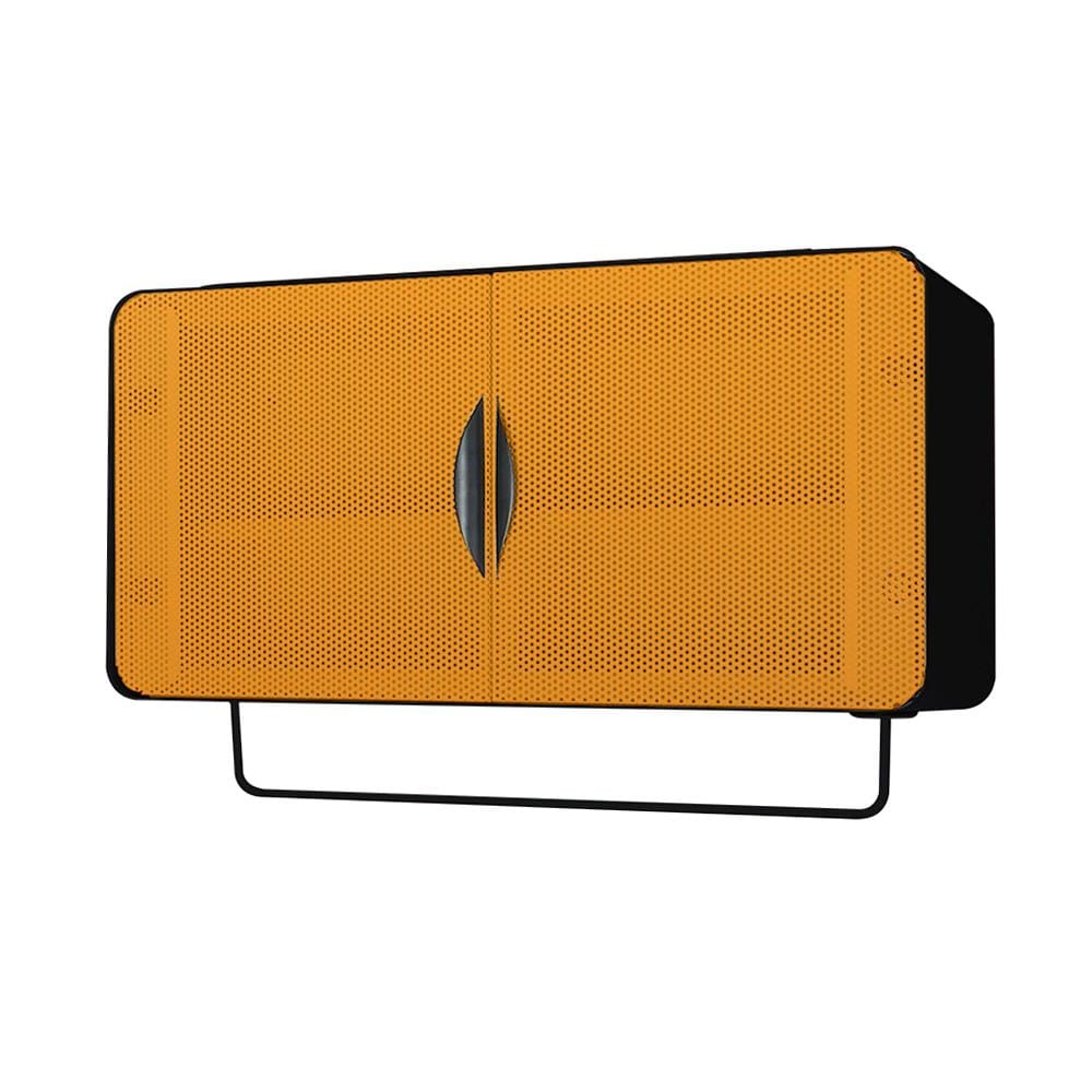 ตู้เหล็กบานเปิดทึบ KIOSK PW-02 สีดำ/ส้ม