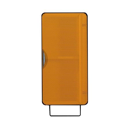 ตู้เหล็กบานเปิดทึบ KIOSK PW-01 สีดำ/ส้ม