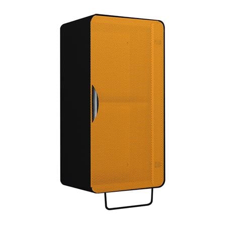ตู้เหล็กบานเปิดทึบ KIOSK PW-01 สีดำ/ส้ม_1