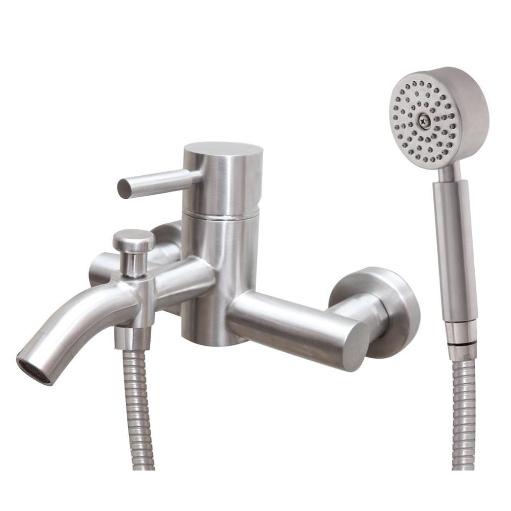 ก๊อกผสมอ่างอาบพร้อมฝักบัว WS WS-0182CS สเตนเลส