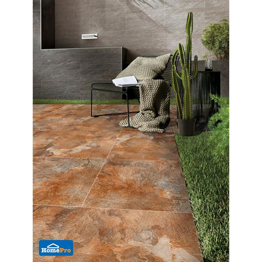 กระเบื้องพื้นพอร์ซเลน  40x40 ซม. CERGRES ซูม่า น้ำตาล A