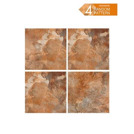 กระเบื้องพื้นพอร์ซเลน  40x40 ซม. CERGRES ซูม่า น้ำตาล A_1