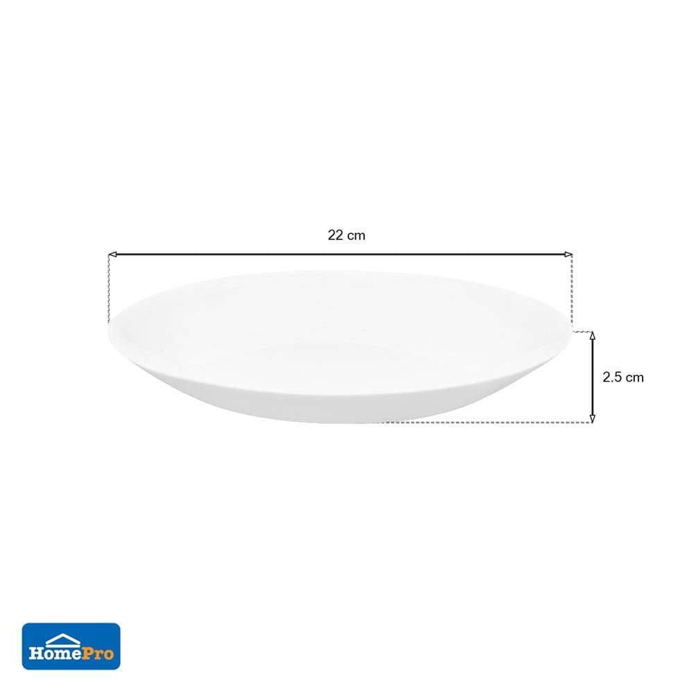 จาน OPAL GLASS ตื้น 8.5" KECH AURA