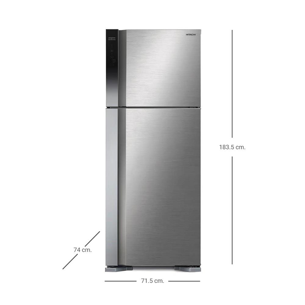 ตู้เย็น 2 ประตู HITACHI R-V450PD 15.9 คิว สเตนเลส อินเวอร์เตอร์
