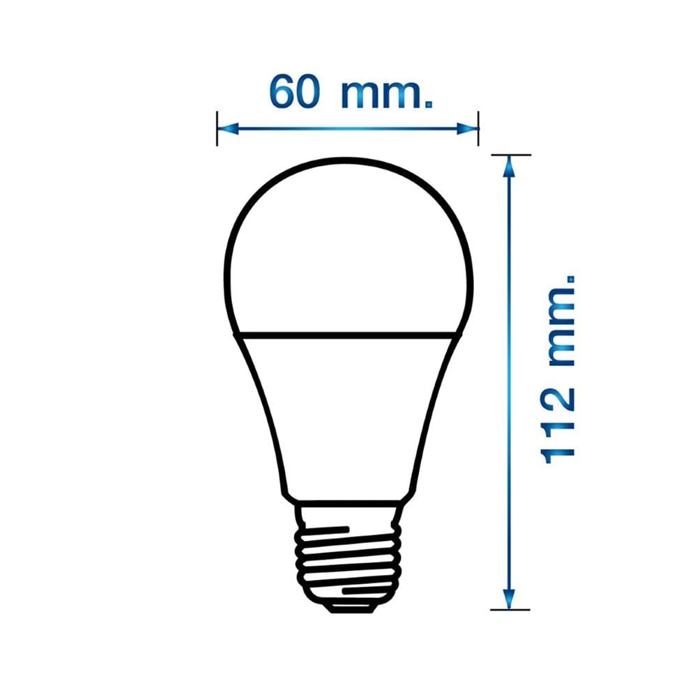 หลอด LED RACER KATIE A60 9 วัตต์ DAYLIGHT E27 (แพ็ก 4 ชิ้น)