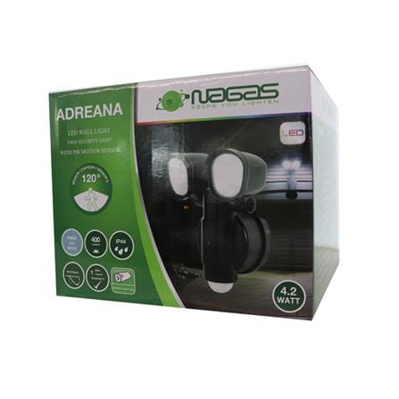 สปอตไลท์ SOLAR NAGAS MOTION 4.2 วัตต์ สีดำ_2