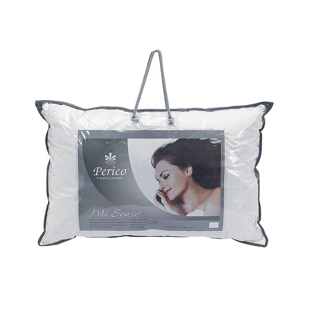 หมอนหนุน ใยสังเคราะห์ PERICO MEDIUM 20x30 นิ้ว สีขาว