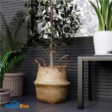 กระถางทรงตะกร้า SPRING ไซส์ S สี NATURAL WOOD_3