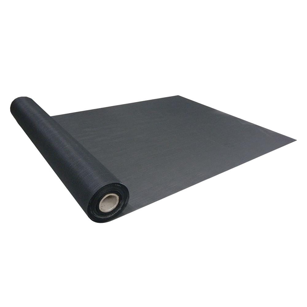 มุ้งลวดใยสังเคราะห์ม้วน เคลือบ PVC PET MESH 91 ซม. X 20 ม. สีดำ