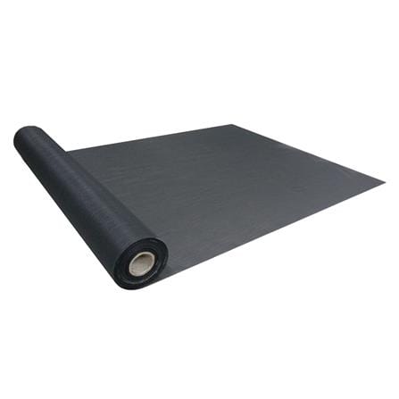 มุ้งลวดใยสังเคราะห์ม้วน เคลือบ PVC PET MESH 91 ซม. X 20 ม. สีดำ_0