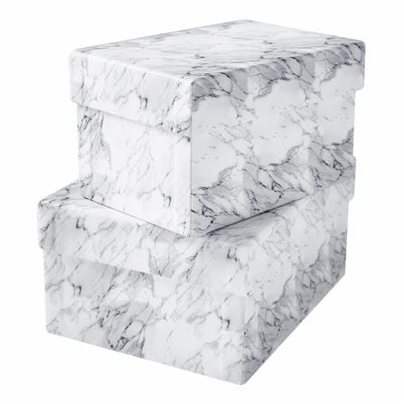 กล่อง PVC เหลี่ยม STACKO ไซซ์ S 26.5x17.2x15.5 ซม. หินอ่อน_2