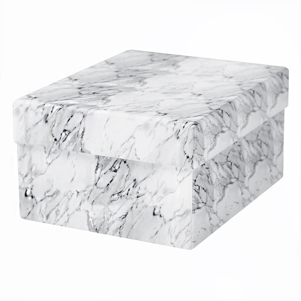 กล่อง PVC เหลี่ยม STACKO ไซซ์ M 31.3x24.2x15.7 ซม. หินอ่อน