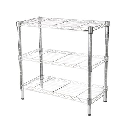 ชั้นวางของ 3 ชั้น STACKO BAZE 60x30x60 ซม. สีโครเมียม_0