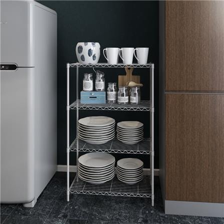 ชั้นวางของ 4 ชั้น STACKO BAZE 60x30x97.5 ซม. สีขาว_4