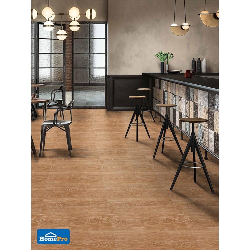 กระเบื้องพื้น 60x60 ซม. เลสเนอร์วู้ด น้ำตาล 1.44M2