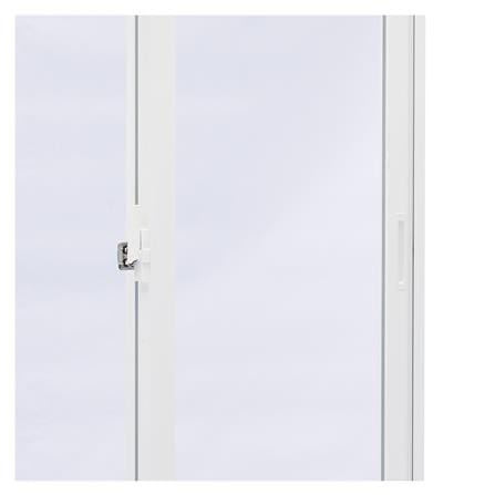 หน้าต่างบานเลื่อน อะลูมิเนียม S-S มุ้ง  SANKYOALUMI 120X150 ซม. สีขาว_1