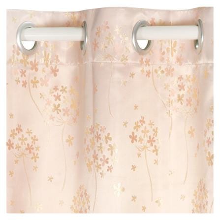 ผ้าม่าน EYELET HOME LIVING STYLE FLY UV 135X160 ซม. สีชมพู_1