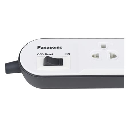 รางปลั๊กไฟ 3 ช่อง 1 สวิตซ์ PANASONIC WCHG24132W 1 ม. สีขาว_2