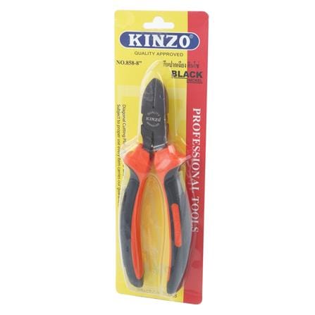 คีมปากเฉียงชุบนิกเกิล KINZO 8 นิ้ว_3