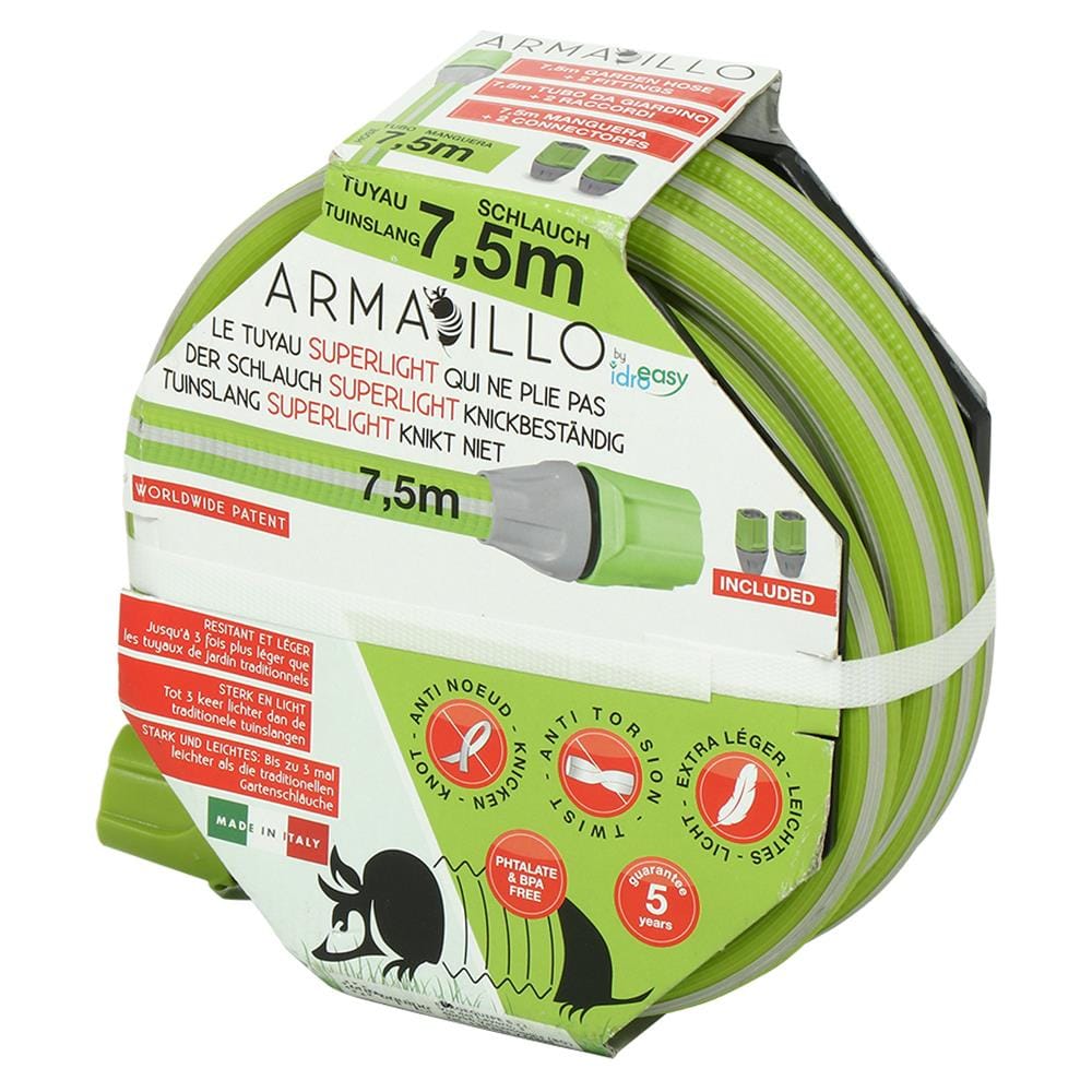 สายยางม้วน Superlight Armadillo 7.5 ม. สีเขียว