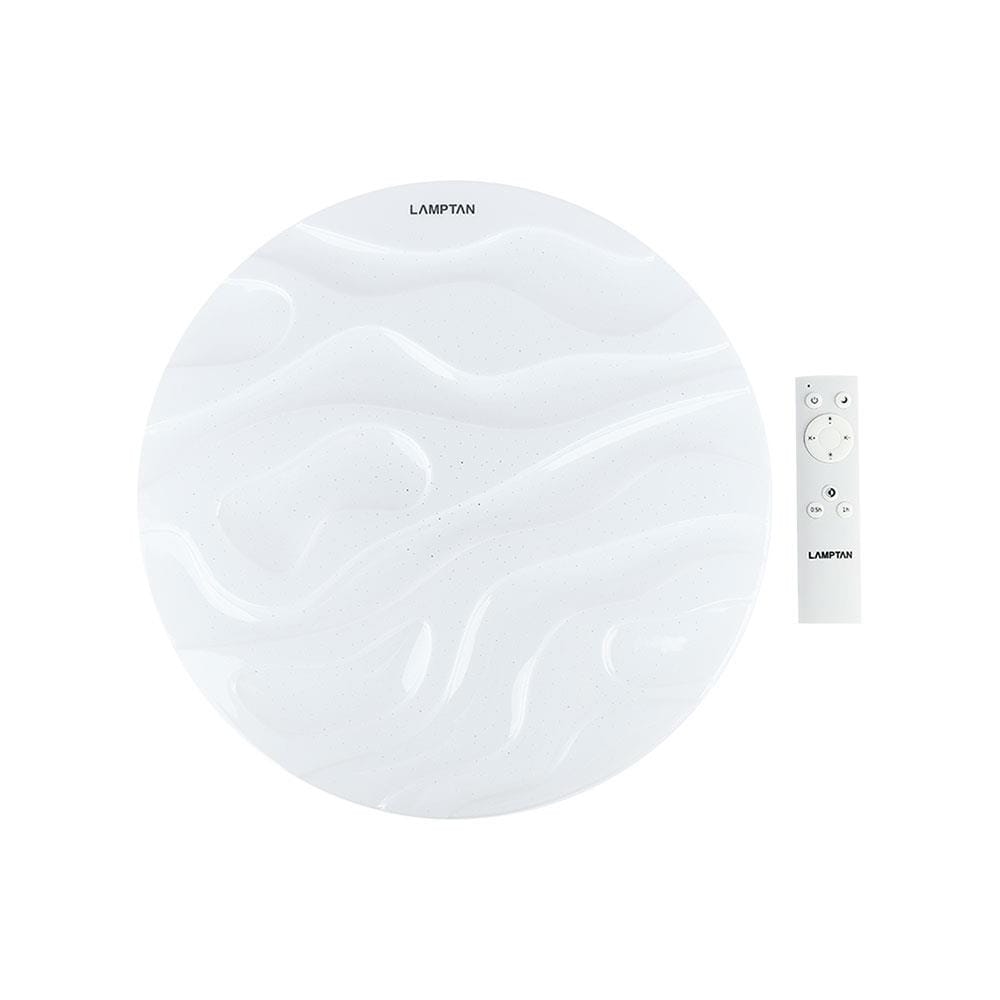 ไฟเพดาน LED LAMPTAN MULTI SMART HELIX 15 นิ้ว 24 วัตต์ DAYLIGHT/COOL WHITE/WARM WHITE สีขาว