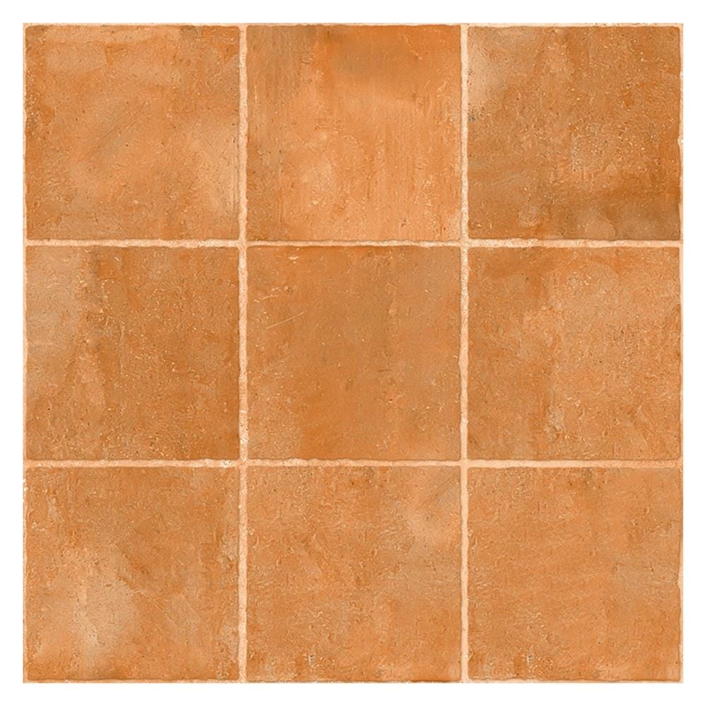 PORCELAIN FLOOR TILE 16x16IN COTTO PISA TERRACOTTA EXC PM