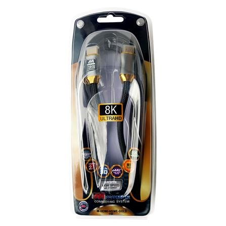 สาย HDMI 8K V2.1 M-CABLE M-HDMI-HSWE-GOLD 2 เมตร_1