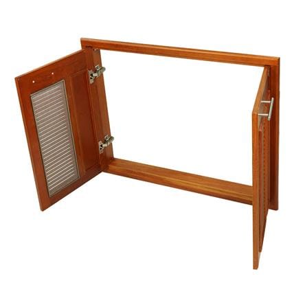 บานซิงค์คู่ HOME WOOD COZY GOLD 81x61 ซม. สีไม้_1