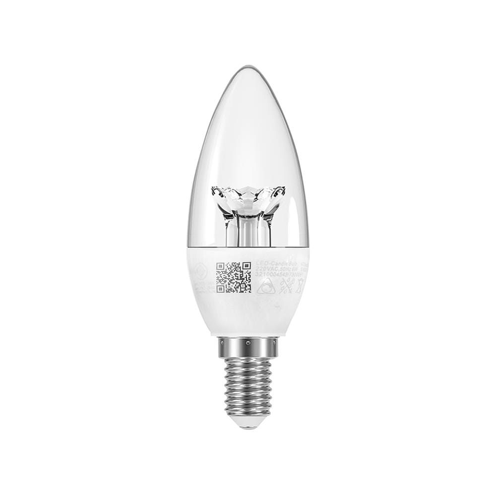 หลอด LED L&E CANDLE DIMMABLE E14 6 วัตต์ WARMWHITE