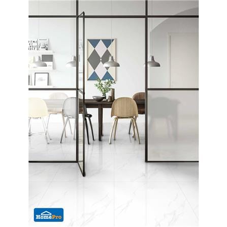 กระเบื้องพื้นพอร์ซเลน 60x60 ซม. อาลาเบสคาโต้ ไวท์ 1.44M2_3