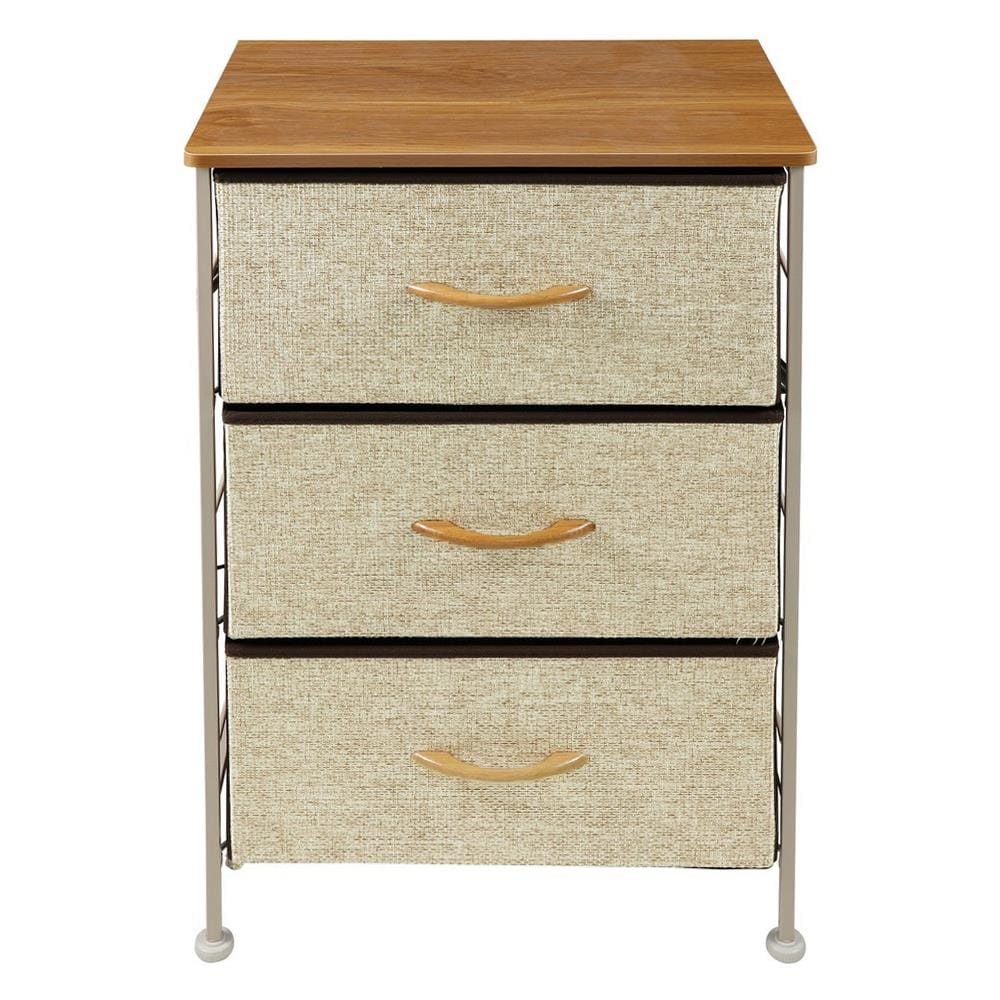 ชั้นลิ้นชักผ้า 3 ชั้น STACKO THYME 45x30x76 ซม. สีเบจ