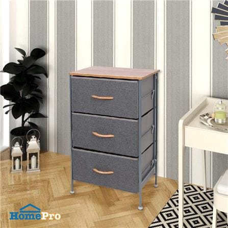 ชั้นลิ้นชักผ้า 3 ชั้น STACKO THYME 45x30x76 ซม. สีเทา_1