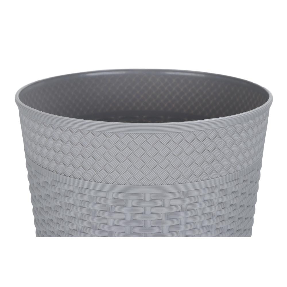 ถังขยะกลม ACCO BASKET ขนาด 10L สีเทา