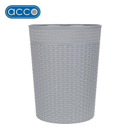 ถังขยะกลม ACCO BASKET ขนาด 10L สีเทา