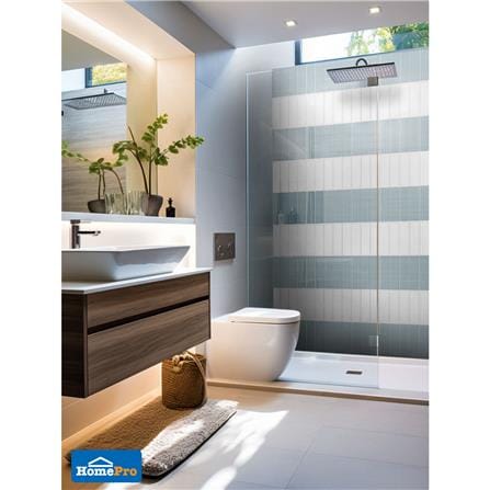 กระเบื้องผนัง 10x30 ซม. MULIA กลอสซี่ บีเวล ไวท์ 0.99M2_6