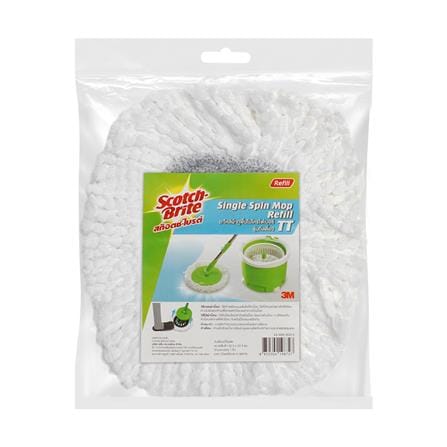 ผ้าม็อบไมโครไฟเบอร์ SCOTH-BRITE TT 11 นิ้ว สีขาว_0