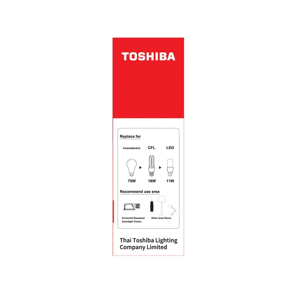 หลอด LED TOSHIBA STICK T7 11 วัตต์ WARM WHITE E27