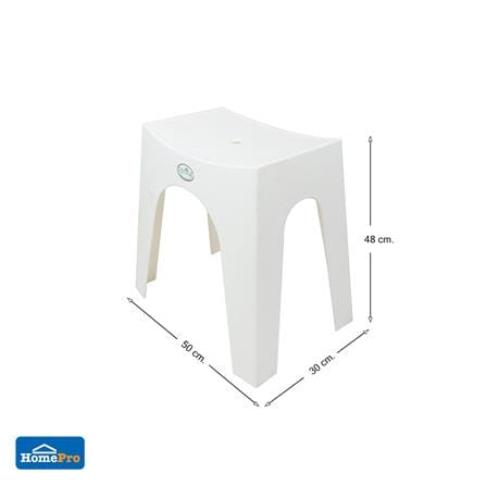 เก้าอี้พลาสติก SPRING MILAR CHAIR สีขาว_4