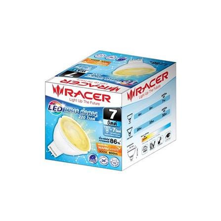 หลอด LED RACER MR16 7 วัตต์ WARMWHITE GU5.3_3