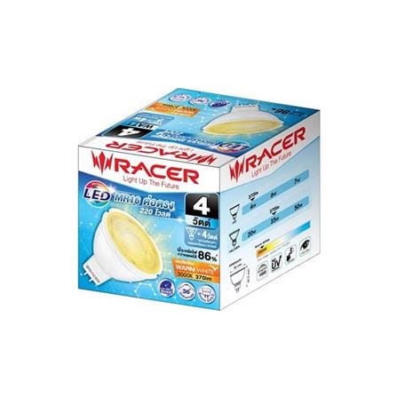 หลอด LED RACER MR16 4 วัตต์ WARMWHITE GU5.3_3