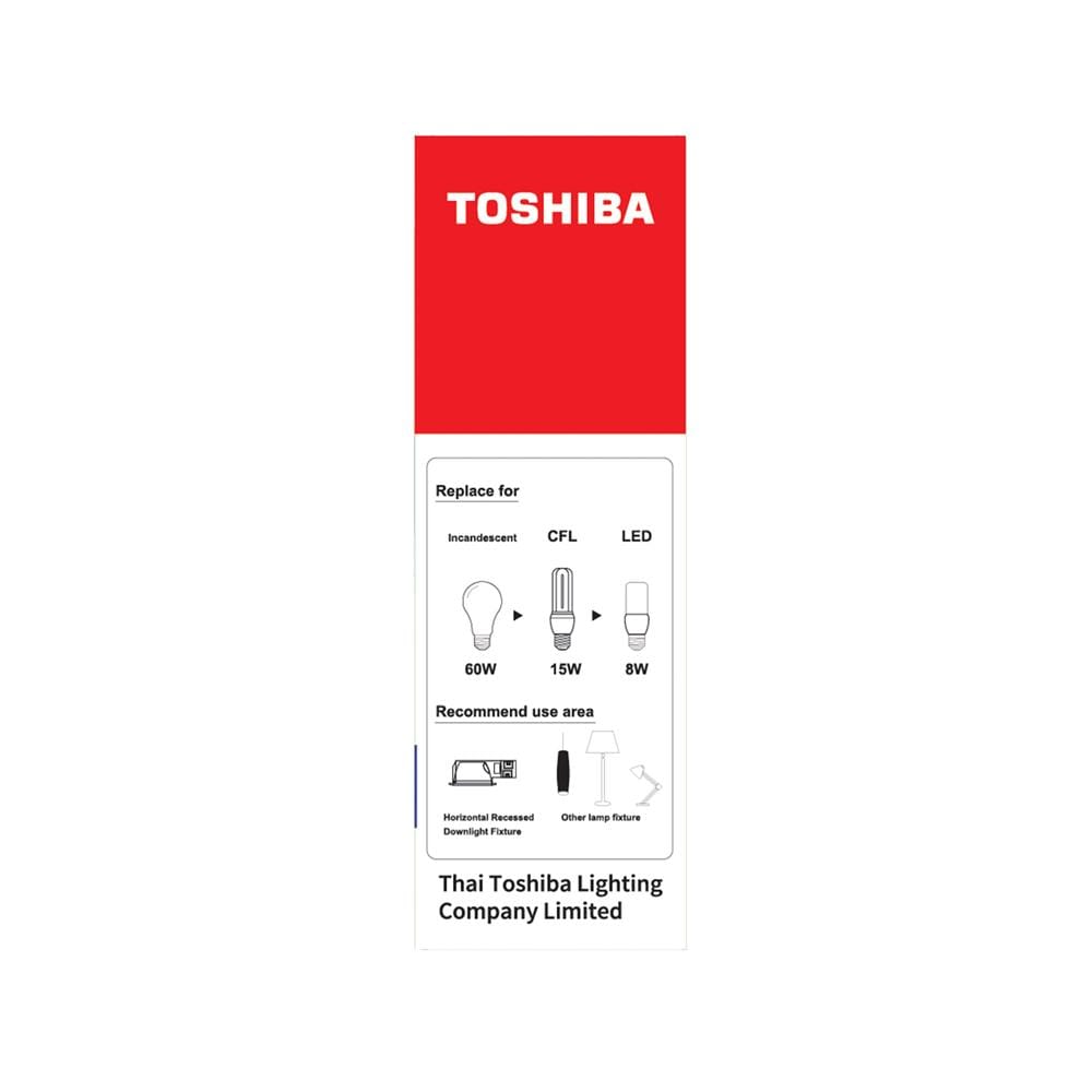 หลอด LED TOSHIBA STICK T7 8 วัตต์ DAYLIGHT E27