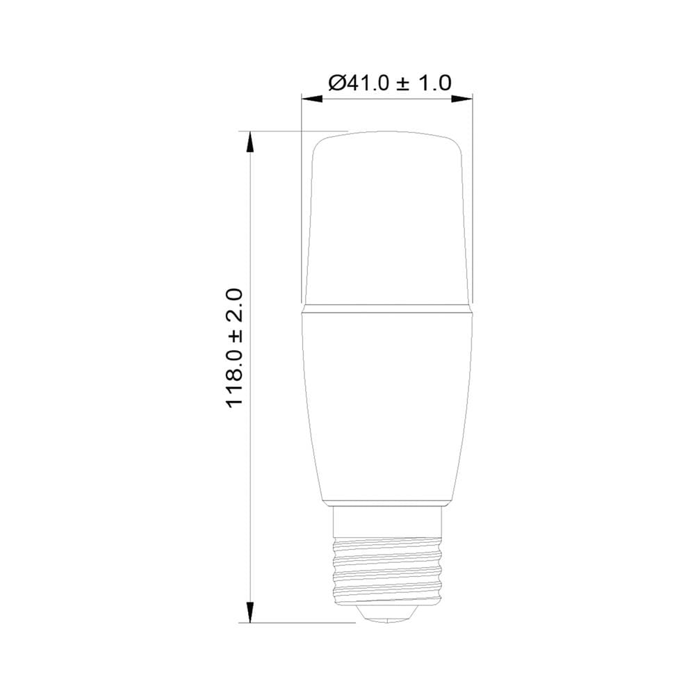 หลอด LED TOSHIBA STICK T7 8 วัตต์ DAYLIGHT E27