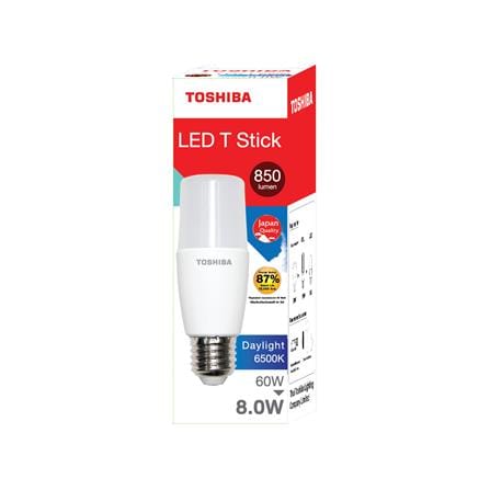 หลอด LED TOSHIBA STICK T7 8 วัตต์ DAYLIGHT E27_5