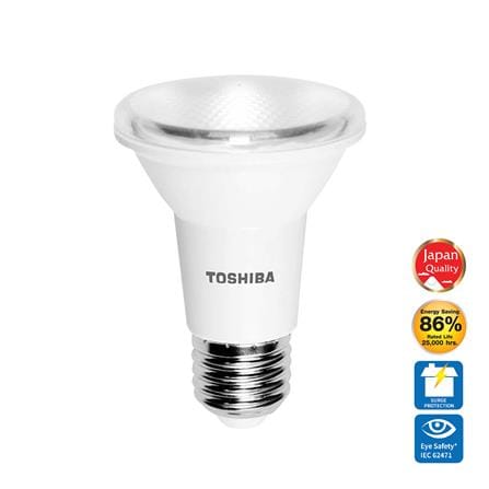 หลอด LED TOSHIBA PAR20 7 วัตต์ E27 WARMWHITE_0
