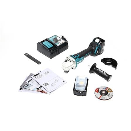 เครื่องเจียรไร้สาย (พร้อมแบตเตอรี่) MAKITA DGA404RFE 4 นิ้ว 18 โวลต์_1