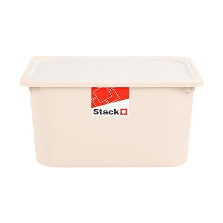 กล่องฝาปิด STACKO 2011B 43x33x22 ซม. สีเบจ_1