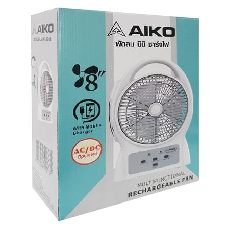 พัดลมพกพา 8 นิ้ว AIKO KN-3708_2