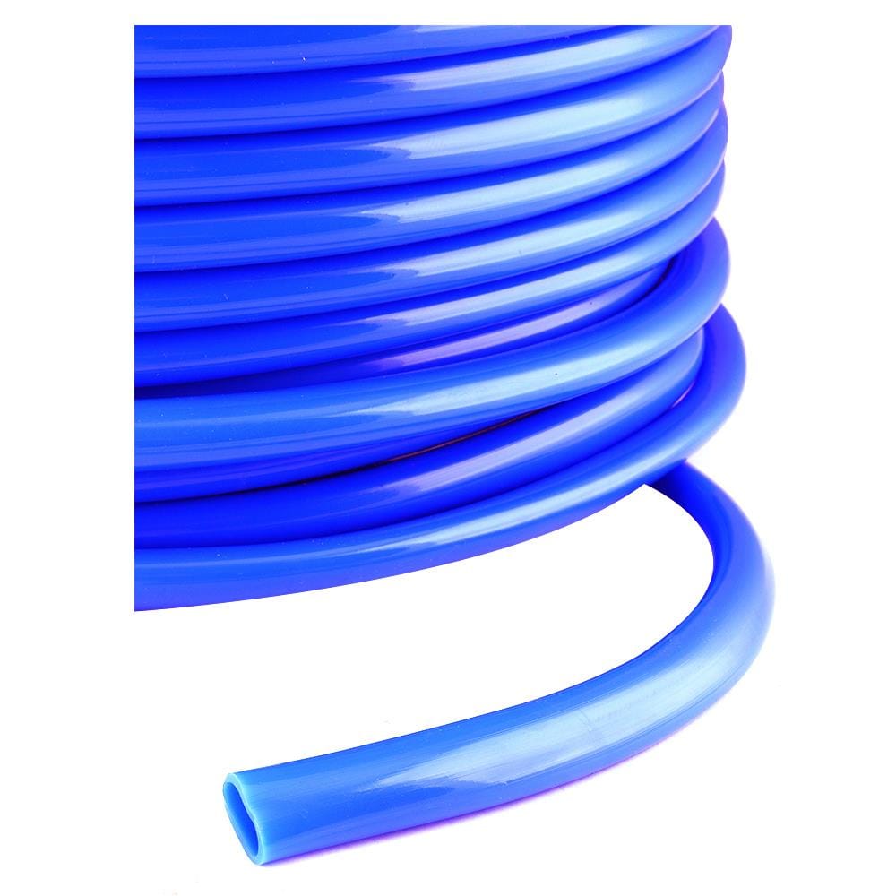 สายยางม้วน PVC SPRING 5/8 นิ้ว x 100 ม. สีน้ำเงิน