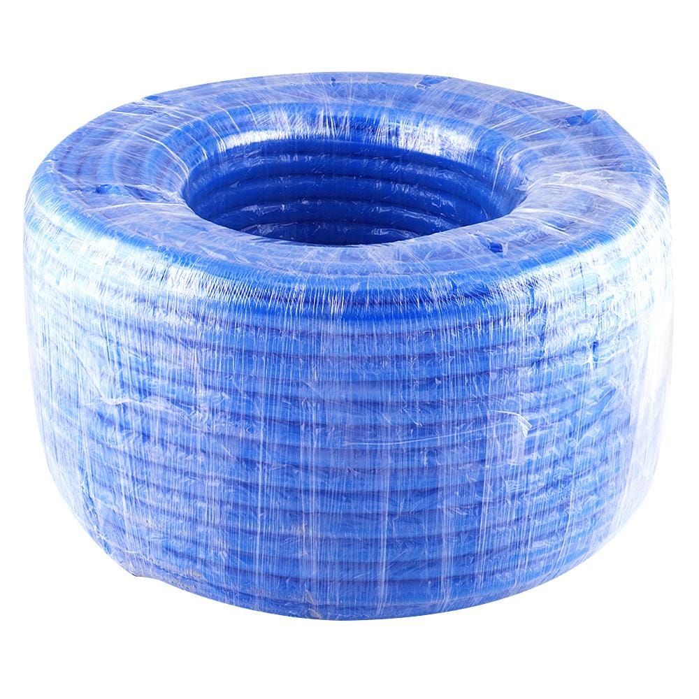 สายยางม้วน PVC SPRING 5/8 นิ้ว x 100 ม. สีน้ำเงิน