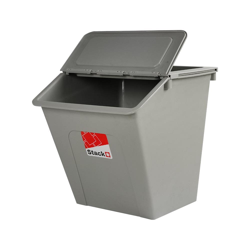 กล่องเก็บของ STACKO PARROT NEST 27 ลิตร สีเทา